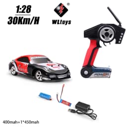 Wltoys RC 1/28 30Km/H 284131 K989 With Upgrade LCD Remote Control High Speed Racing Mosquito 2.4GHz Off-Road RTR Rally Drift Car