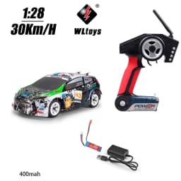 Wltoys RC 1/28 30Km/H 284131 K989 With Upgrade LCD Remote Control High Speed Racing Mosquito 2.4GHz Off-Road RTR Rally Drift Car