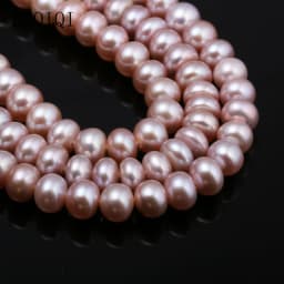 Natural Freshwater Pearls Beads High Quality 36 cm Punch Loose Pearls Bead For Jewelry Making DIY Women Necklace Bracelet 6-7 mm