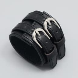 Fashion male Genuine Leather bracelet Friendship Big Wide Bracelet for Men high quality Buckle adjustable Vintage Punk Jewelry