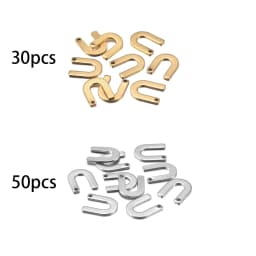 26/50pcs Stainless Steel Gold A-Z Letter Pendant Alphabet Charms Women Bracelet Earring For DIY Jewelry Pendant Making Supplies
