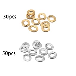 26/50pcs Stainless Steel Gold A-Z Letter Pendant Alphabet Charms Women Bracelet Earring For DIY Jewelry Pendant Making Supplies
