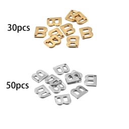 26/50pcs Stainless Steel Gold A-Z Letter Pendant Alphabet Charms Women Bracelet Earring For DIY Jewelry Pendant Making Supplies