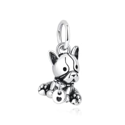 Original 925 Sterling Silver Charms Dog Cat Paw Print Love Pendant Beads Fit Brand Bracelet Necklaces Diy Jewelry For Women