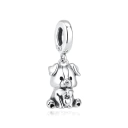 Original 925 Sterling Silver Charms Dog Cat Paw Print Love Pendant Beads Fit Brand Bracelet Necklaces Diy Jewelry For Women