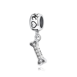 Original 925 Sterling Silver Charms Dog Cat Paw Print Love Pendant Beads Fit Brand Bracelet Necklaces Diy Jewelry For Women