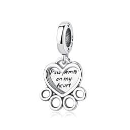 Original 925 Sterling Silver Charms Dog Cat Paw Print Love Pendant Beads Fit Brand Bracelet Necklaces Diy Jewelry For Women
