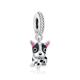 Original 925 Sterling Silver Charms Dog Cat Paw Print Love Pendant Beads Fit Brand Bracelet Necklaces Diy Jewelry For Women