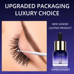 Gollee Eyelash 100ml Foam Cleaner for Clean Lashes Non-Irritating with Soft Brush Shampoo Eye Extension Clean Gentle Makeup Tool