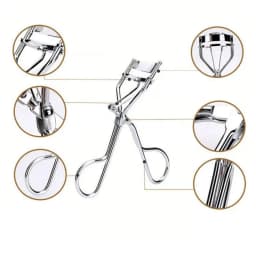 1pc Black/Silver Curling Eyelash Curler Stainless Steel Eyes Makeup Eyelash Curler Clips Curling Eyelashes Cosmetic Beauty Tools