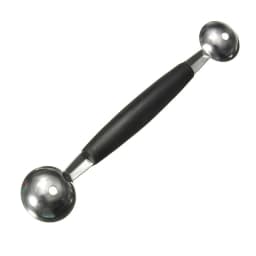 LMETJMA Stainless Steel Double Ended Headed Fruit Icecream Ball Spoon Diameter Melon Baller Fruit Vegetable Tools PY0039