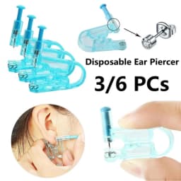 1/2/4/5Pcs Disposable Painless Ear Piercing Healthy Sterile Puncture Tool Without Inflammation for Earrings Ear Piercing Gun