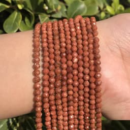 Wholesale 2/3/4mm Natural Stone Amethyst Tiger Eye Tourmaline Zircon Cut Angle Spacing Beads DIY Men's And Women's Bracelet