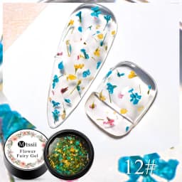 Mtssii Dried Flower Gel Nail Polish Natural Flower Fairy Series Semi Permanent Soak Off UV Nail Gel Painting Nail Art Varnishes