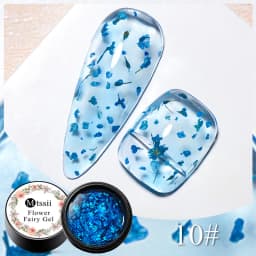 Mtssii Dried Flower Gel Nail Polish Natural Flower Fairy Series Semi Permanent Soak Off UV Nail Gel Painting Nail Art Varnishes