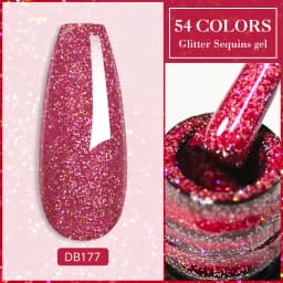 Mtssii Dried Flower Gel Nail Polish Natural Flower Fairy Series Semi Permanent Soak Off UV Nail Gel Painting Nail Art Varnishes