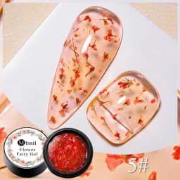 Mtssii Dried Flower Gel Nail Polish Natural Flower Fairy Series Semi Permanent Soak Off UV Nail Gel Painting Nail Art Varnishes