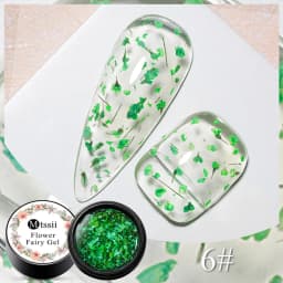 Mtssii Dried Flower Gel Nail Polish Natural Flower Fairy Series Semi Permanent Soak Off UV Nail Gel Painting Nail Art Varnishes