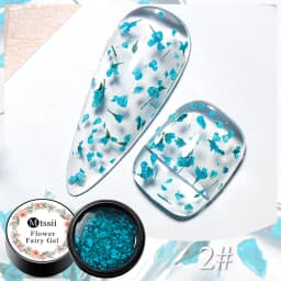 Mtssii Dried Flower Gel Nail Polish Natural Flower Fairy Series Semi Permanent Soak Off UV Nail Gel Painting Nail Art Varnishes