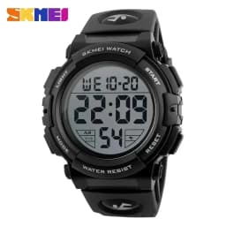 SKMEI 1258 Men Multifunction Watches Military 5Bar Waterproof Digital Watch Relogio Masculino Fashion Outdoor Sport Watch