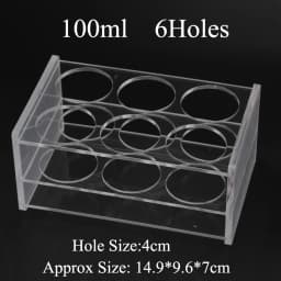 0.2/0.5/1.5/2/5/7/10/15/20/25/50/100ml 24/48/40/96 Holes Storage Plate Organic Glass PMMA Laboratory Centrifuge Tube Rack Holder