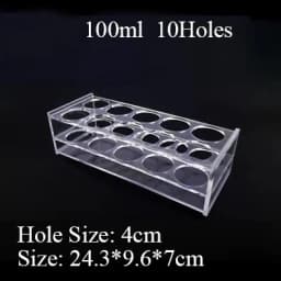 0.2/0.5/1.5/2/5/7/10/15/20/25/50/100ml 24/48/40/96 Holes Storage Plate Organic Glass PMMA Laboratory Centrifuge Tube Rack Holder