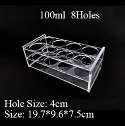 0.2/0.5/1.5/2/5/7/10/15/20/25/50/100ml 24/48/40/96 Holes Storage Plate Organic Glass PMMA Laboratory Centrifuge Tube Rack Holder