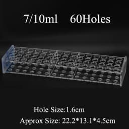0.2/0.5/1.5/2/5/7/10/15/20/25/50/100ml 24/48/40/96 Holes Storage Plate Organic Glass PMMA Laboratory Centrifuge Tube Rack Holder