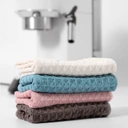 Leeseph Coffee Bar Square Cleaning Towels Barista Cloth, Espresso Coffee Cleaning Accessories Soft Absorbent Kitchen Accessories