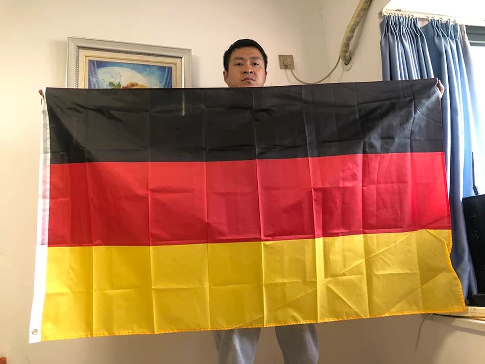 SKY FLAG Germany Flag 60x90cm 90x150cm Hanging Polyester Black Red Yellow DE DEU German Deutschland Germany Flag for Decoration