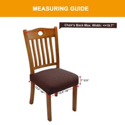 New Durable Jacquard Chair Seat Covers Removable Washable Anti-Dust Stretch Spandex Dining Room Upholstered Chair Cushion Slipco