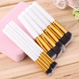 10 Kit Professional Kabuki Contouring Smoke Makeup Brushes