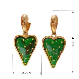 Retro Exaggerated Baroque Love Strawberry Women's Earrings 2023 Fashion New Fruit Series Leisure Holiday Jewelry Ear Accessories