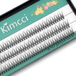 Kimcci Dovetail Fly Eyelashes Natural Soft Fasle Fake Eyelashes 0.07mm Extension Natural Slender Cross False Eyelashes