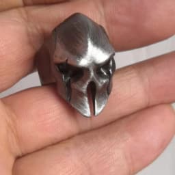 Europe and America Retro Punk Spartan Warrior Mask Mens Open Rings for Classic Male Warrior Helmet Ring Hip Hop Party Jewelry