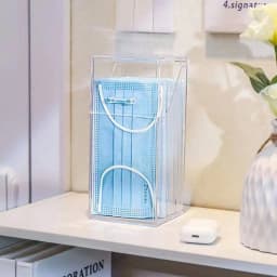 1/2pcs-Desktop Makeup Brush Storage Bucket Cup Holder with Lid Makeup Lipstick Cosmetic Storage Box Organizer Tube Transparent