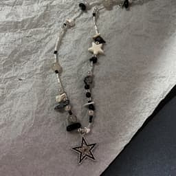 Korean Fashion Cow Star Pendant Necklace Punk Aesthetic Red Necklace For Women Y2K Choker Accessories Vintage Charm Jewelry