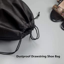 5/10PCS Travel Shoe Bags Portable Shoes Bag with Drawstring Non-Woven Fabric Shoe Storage Bags Dustproof Clothes Shoe Organizer