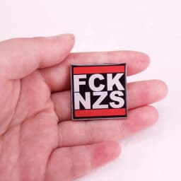 FCKNZS Enamel Pin AntiFa Brooch Jewelry Backpack Decorate