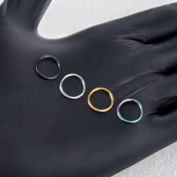 1Pc G23 Titanium Hinged Segment Nose Hoop Rings Nose Septum Clicker Rings Ear Daith Hoop Earring Helix Piercing Body Jewelry
