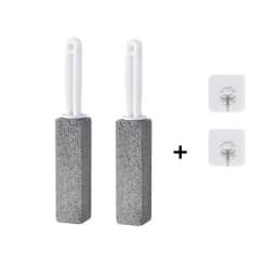 Toilet Cleaner Stone Natural Pumice Stone Toilets Brush Bathroom Cleaning Brush Cleaning Stone with Long Handle Bathroom Gadgets