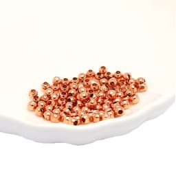 Jewelry Findings Diy Metal Beads Gold Color/Rhodium/Bronze Tone Smooth Ball Spacer Beads For Jewelry Making 2/2.5/3/4/5/6/8/10mm