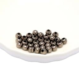 Jewelry Findings Diy Metal Beads Gold Color/Rhodium/Bronze Tone Smooth Ball Spacer Beads For Jewelry Making 2/2.5/3/4/5/6/8/10mm