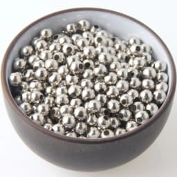 Jewelry Findings Diy Metal Beads Gold Color/Rhodium/Bronze Tone Smooth Ball Spacer Beads For Jewelry Making 2/2.5/3/4/5/6/8/10mm