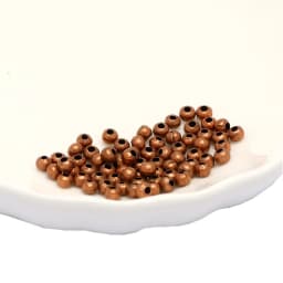 Jewelry Findings Diy Metal Beads Gold Color/Rhodium/Bronze Tone Smooth Ball Spacer Beads For Jewelry Making 2/2.5/3/4/5/6/8/10mm