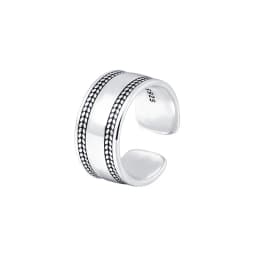 New in 925 Sterling Silver Smooth Surface Adjustable Rings For Women Vintage Female Jewelry Wholesale