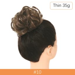 Synthetic Messy Hair Bun Chignon Scrunchies Fake Hair Band Braid Elastic Hairpiece Tail For Women Synthetic Wrap Curly Ponytail
