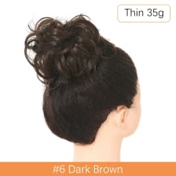 Synthetic Messy Hair Bun Chignon Scrunchies Fake Hair Band Braid Elastic Hairpiece Tail For Women Synthetic Wrap Curly Ponytail