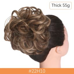 Synthetic Messy Hair Bun Chignon Scrunchies Fake Hair Band Braid Elastic Hairpiece Tail For Women Synthetic Wrap Curly Ponytail