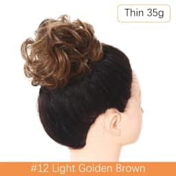 Synthetic Messy Hair Bun Chignon Scrunchies Fake Hair Band Braid Elastic Hairpiece Tail For Women Synthetic Wrap Curly Ponytail